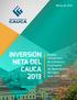 Marzo de 2014 INVERSIÓN NETA DEL CAUCA 2013