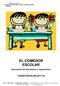 EL COMEDOR ESCOLAR. (Documento de información y organización) CURSO ESCOLAR 2017/18
