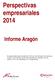 Perspectivas empresariales 2014 Informe Aragón