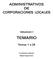 ADMINISTRATIVOS DE CORPORACIONES LOCALES. Volumen I TEMARIO. Temas 1 a 29. Coordinación editorial: Manuel Segura Ruiz