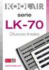 serie LK-70 Difusores lineales