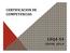 CERTIFICACION DE COMPETENCIAS LSQA SA JULIO, 2016