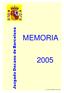 Barcelona MEMORIA. Decano de. Juzgado 31 DE DICIEMBRE DE 2005