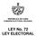 REPÚBLICA DE CUBA COMISIÓN ELECTORAL NACIONAL. LEY No. 72 LEY ELECTORAL