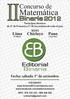 Matemática. Concurso de. SEDES Chiclayo. Lima. Puno. Participan alumnos de 4 de Primaria a 5 de Secundaria de todo el país INFORMES