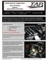 PASO 1 PASO 2 REGULADOR DE COMBUSTIBLE. N.º de pieza: Guía de Instalación Harley-Davidson V-Rod Models
