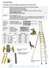 FICHA TÉCNICA ESCALERAS DE FIBRA EXTENSIBLE PARA TRABAJOS CON LÍNEA DE VIDA