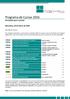 Programa de Cursos 2016 Formación para usuarios