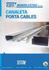 Cía. Ltda. SU INTERLOCUTOR INTEGRAL EN RECURSOS Y SOLUCIONES TÉCNICAS CANALETA PORTA CABLES