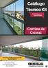 Catálogo Técnico Kit. Cristal COMERCIALIZADORA. Productos para especialistas. Kit Incluye: Perfiles + Accesorios (No Incluye Vidrios)