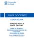 ASIGNATURA DERECHO PENAL II PARTE ESPECIAL. Grado en Derecho y Administración y Dirección de Empresas Universidad de Alcalá