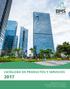 CATÁLOGO DE PRODUCTOS Y SERVICIOS 2017