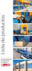 Lista de productos. Innovaciones para la construción en madera