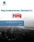 Roig Construcciones y Servicios S.L.