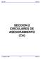 SECCION 2 CIRCULARES DE ASESORAMIENTO (CA)