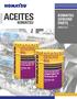 ACEITES KOMATSU KOMATSU GENUINE PARTS SERIES SYYZ