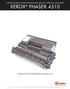 INSTRUCCIONES DE REMANUFACTURACION DEL CARTUCHO DE TÓNER CARTUCHO DE TÓNER XEROX PHASER 4510