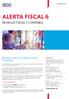 ALERTA FISCAL 6 REVALUO FISCAL Y CONTABLE PROYECTO DE LEY DE REVALÚO FISCAL Y CONTABLE CONTACTO SEPTIEMBRE 2017