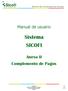 Manual de usuario. Sistema SICOFI. Anexo II Complemento de Pagos