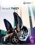 Renault TWIZY TECHNIC 100% eléctrico, 100% diversión para 1 o 2 pasajeros