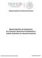 Manual Específico de Organización de la Dirección General de Procedimientos y Análisis Publicitario de Telecomunicaciones