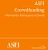 ASFI Crowdfunding. Información Básica para el Cliente