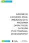 INFORME DE EJECUCIÓN ANUAL (ANUALIDAD 2015) PROGRAMA OPERATIVO DE CATALUÑA Nº DE PROGRAMA: 2014ES05SFOP007