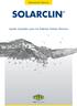 Información Técnica SOLARCLIN. Líquido Limpiador para los Sistemas Solares Térmicos