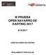 III PRUEBA OPEN NAVARRO DE KARTING 2017