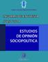 Informe Encuesta Sociopolítica Julio 2014