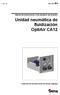 Unidad neumática de fluidización OptiAir CA12