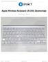 Apple Wireless Keyboard (A1255) Desmontaje. Escrito por: mayer. ifixit CC BY-NC-SA /Www.ifixit.com Página 1 de 11