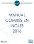 MANUAL COMITÉS EN INGLES 2016