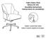Fabric Home Chair Butaca de tela Assembly Instructions Instrucciones de ensamblaje