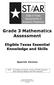 Grade 3 Mathematics Assessment