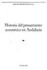 MANUEL MARTÍN RODRÍGUEZ. Historia del pensamiento económico en Andalucía