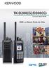 TK-D200(G)/D300(G) Transceptor Digital VHF/UHF. DMR, un Nuevo Punto de Vista