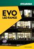 Soluciones de iluminación para profesionales SEPTIEMBRE 2016 EVO RANGE