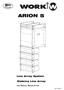 ARION 5. Line Array System. Sistema Line Array. User Manual / Manual de Uso. Ver