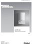 ecotec pro Instrucciones de uso Instrucciones de uso Para el usuario Caldera mural a gas de condensación Editor/Fabricante Vaillant GmbH