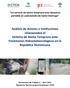 Análisis de Actores e Instituciones relacionados al Sistema de Alerta Temprana ante Fenómenos Hidrometeorológicos en la República Dominicana
