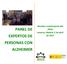 PANEL DE EXPERTOS DE. Reunión constituyente del PEPA Imserso, Madrid, 5 de abril de 2017 PERSONAS CON ALZHEIMER