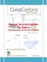 Manual de prácticas con Ge Gebra Representación Grafica de Funciones
