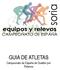 GUIA DE ATLETAS. Campeonato de España de Duatlón por Relevos