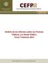 CEFP / 034 / 2017 Noviembre 27, Análisis de los Informes sobre las Finanzas Públicas y la Deuda Pública Tercer Trimestre 2017