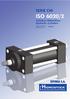SERIE CHI ISO 6020/2 ESPERIA S.A. HIDROSTOCK. Cilindros Hidraúlicos Hydraulic Cylinders Presión de trabajo Working Pressure.