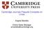 Cambridge Journals Paquete Completo en Línea