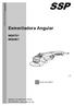 ESPAÑOL (Instrucciones originales) Esmeriladora Angular MGA701 MGA901 DOBLE AISLAMIENTO. MANUAL DE INSTRUCCIONES IMPORTANTE: Léalo antes del uso.