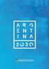 Daniel Schteingart, para el programa Argentina 2030 de la Jefatura de Gabinete de Ministros de la Argentina.