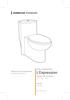 L'Expression SERIE L'EXPRESSION. Sanitario de una pieza One piece toilet. 4.8 Lpf Gpf. INSTRUCTIVO DE INSTALACIÓN Installation Instructions